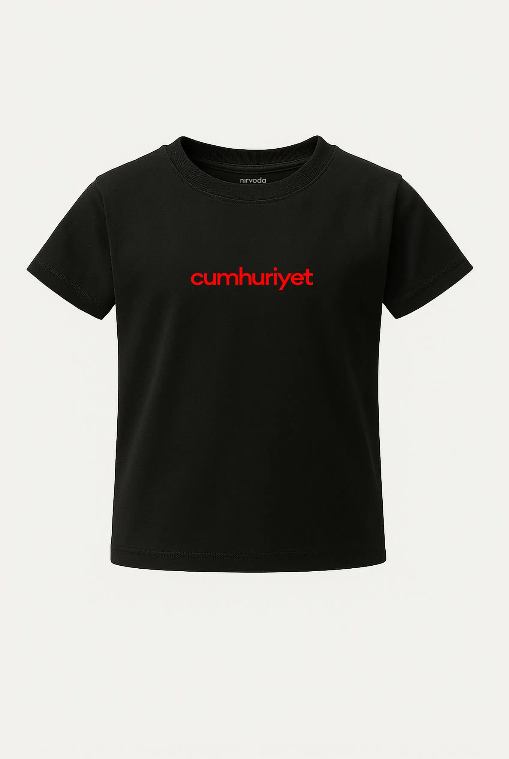 Çocuk Tişört Cumhuriyet Yazılı Baskılı Çocuk Tshirt